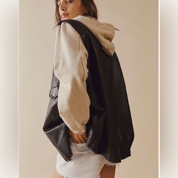 NWT FREE PEOPLE Sweet Nothings Vegan Jacket WOMEN'S M - Picture 2 of 12